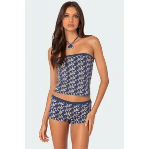 Flower Power Tube Top