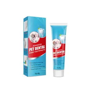 Edible Pet Toothpaste for Cats & Dogs, Daily Teeth Cleaning Oral Care Gel, Freshens Breath & Cleans Surface Stains