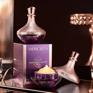 Sheep Placenta Collagen Moisturizing Cream, Deep Hydration with Collagen and Hyaluronic Acid, Suitable for All Skin Types, Hydrating, Collagen Moisturizer