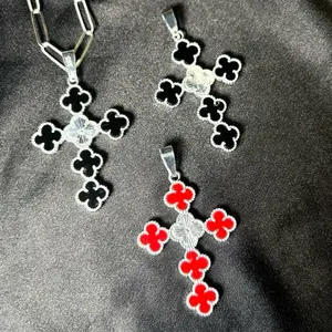 Dije de cruz 60mm -925