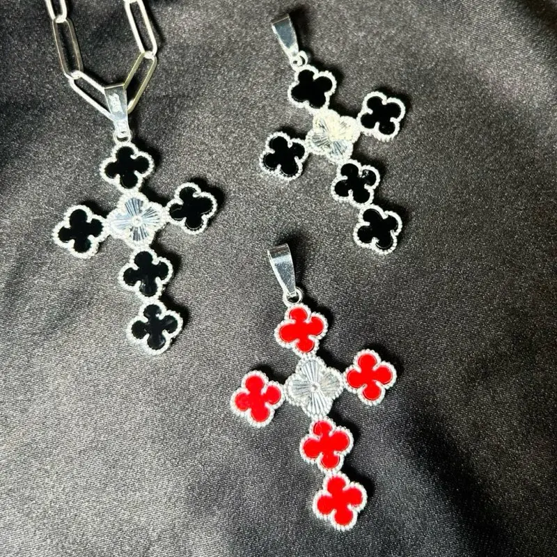 Dije de cruz 60mm -925