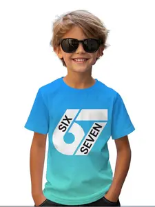 67 Blue and Geometric 3D Printed Casual T-Shirt, 100% Polyester Stylish Short Sleeve, Summer Outdoor Sportswear, Athletic Fashion Activewear, Athletic T Shirt