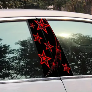 Star Pattern Car Sticker, Bumper Sticker, Waterproof & Anti-scratch Car Decal, Universal Car Exterior Decoration Accessories for Car, Laptop, Phone