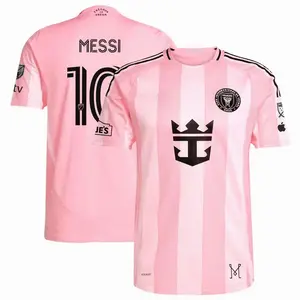 Unisex Football #10 | Breathable Athletic Sports Shirt Pink Inter Miami Messi 10 M