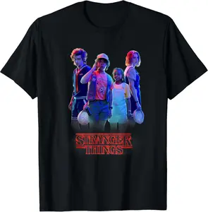 Stranger Things Vintage Steve & Robin Scoops Ahoy Babysitter T-Shirt Unisex T-Shirt, Full Color