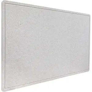 Foldable Large Felt Bulletin Board for Wall 48"x 36", Decorative Picture Framed Display Board with Self-Adhesive Tape for School, Home, Kitchen & Office Walls, Includes 30 Pins,  Tan