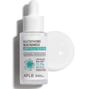 APLB Glutathione Niacinamide Ampoule Serum | LIPO GLUTA NIAC CEN 31.3% 1.35 FL.OZ - Skincare & Comfort Korean Lightweight
