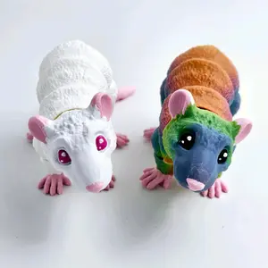 Rat, Articulated Fidget Statue Decor Decoration
