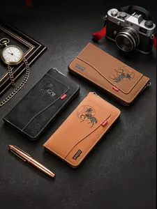 Business Vintage Men's Handbag, Large Capacity, Phone Cash Credit Card Receipt Invoice Holder, Wallet Purse, Daily Use, Holiday Gift