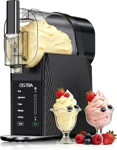 OSTBA Home Ice Cream & Slushie Maker Machine - Self-Cleaning, Family Size, 6 Modes, 6 Textures for Soft Serve, Sorbet, No Ice Needed