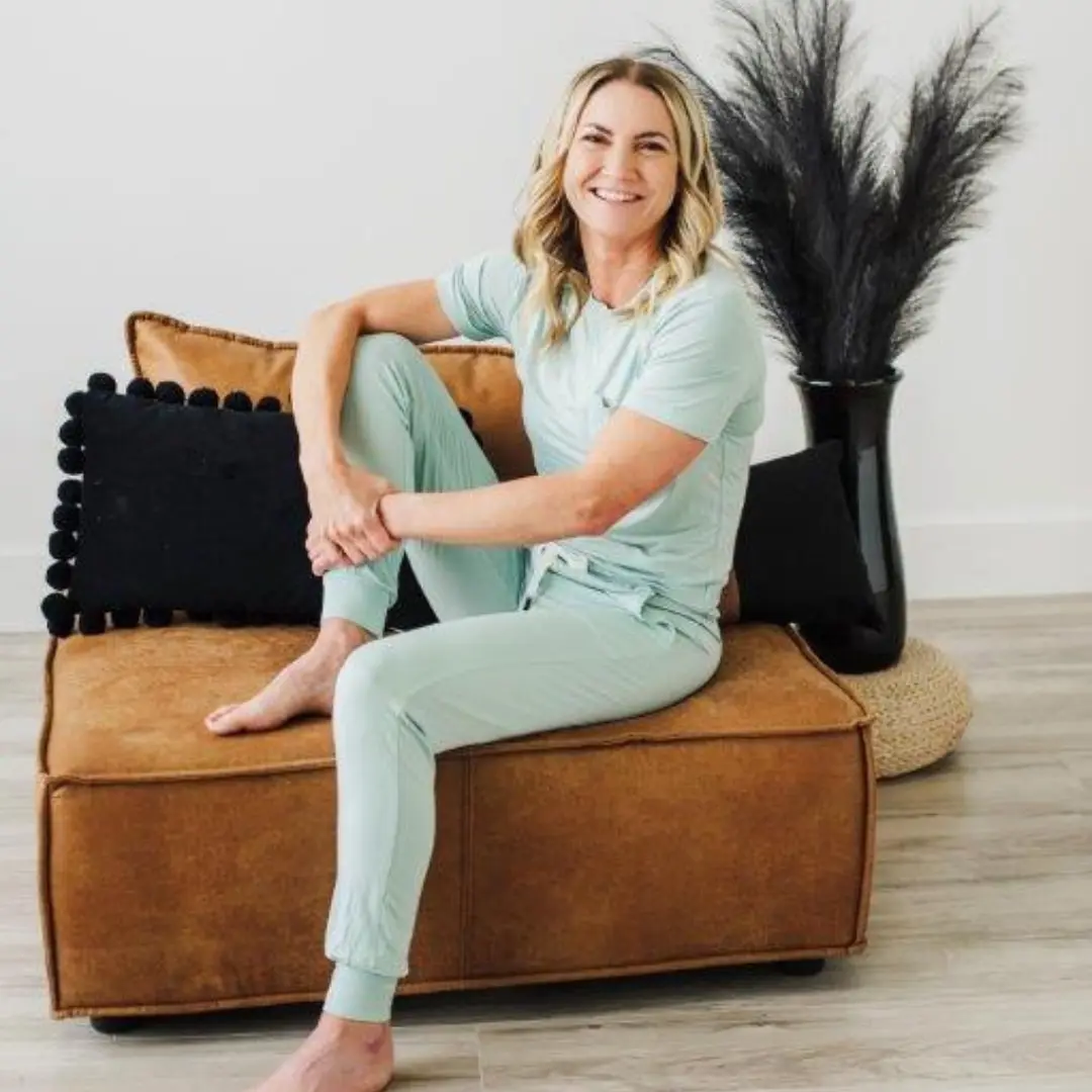 Turquoise - Women's Short Sleeve Lounge Set
