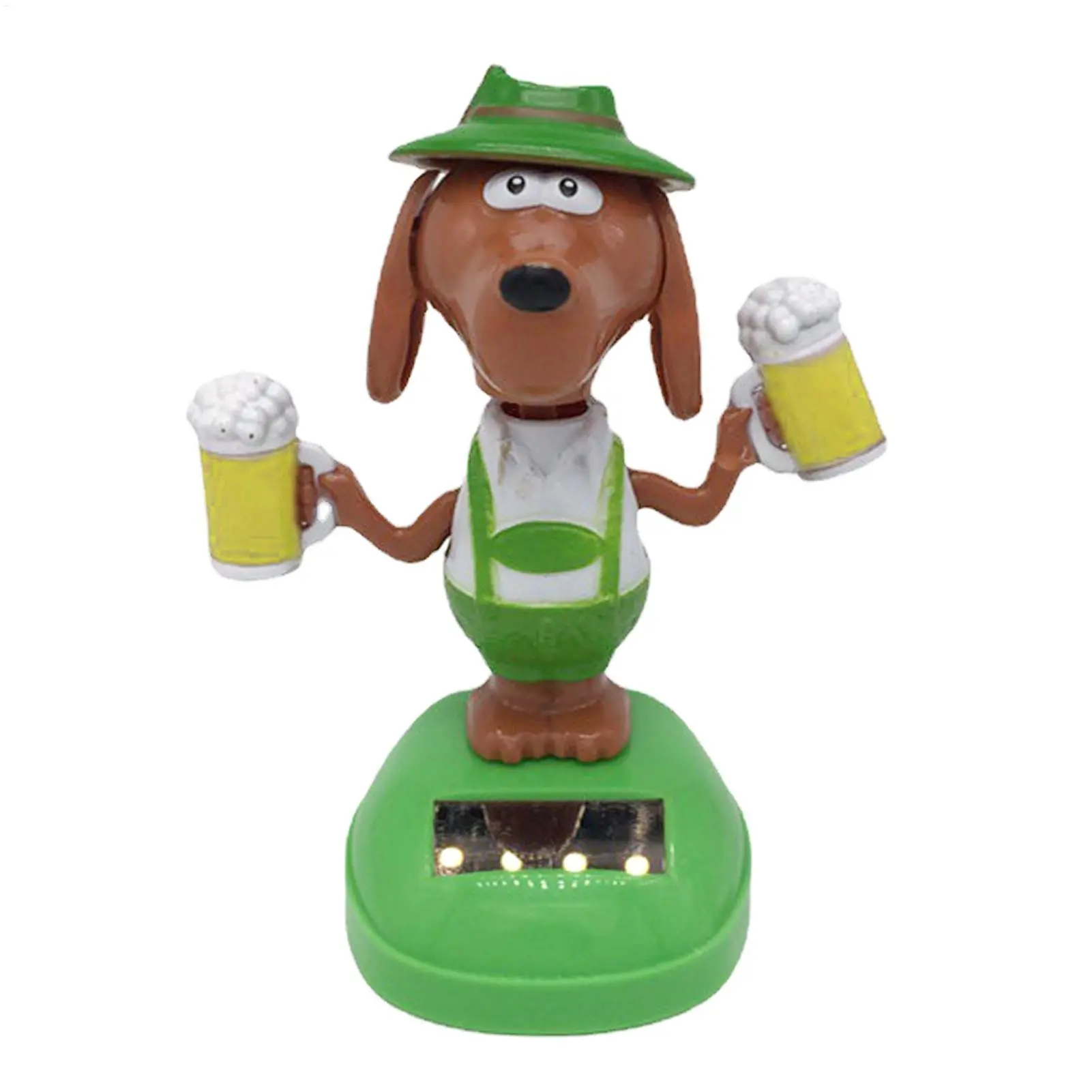 AUTO - Solar Dashboard Doll Cute Dog Swinging Animated Dancer Toy Solar Dashboard Doll Car Decorative Swing Toys for Car Ornament