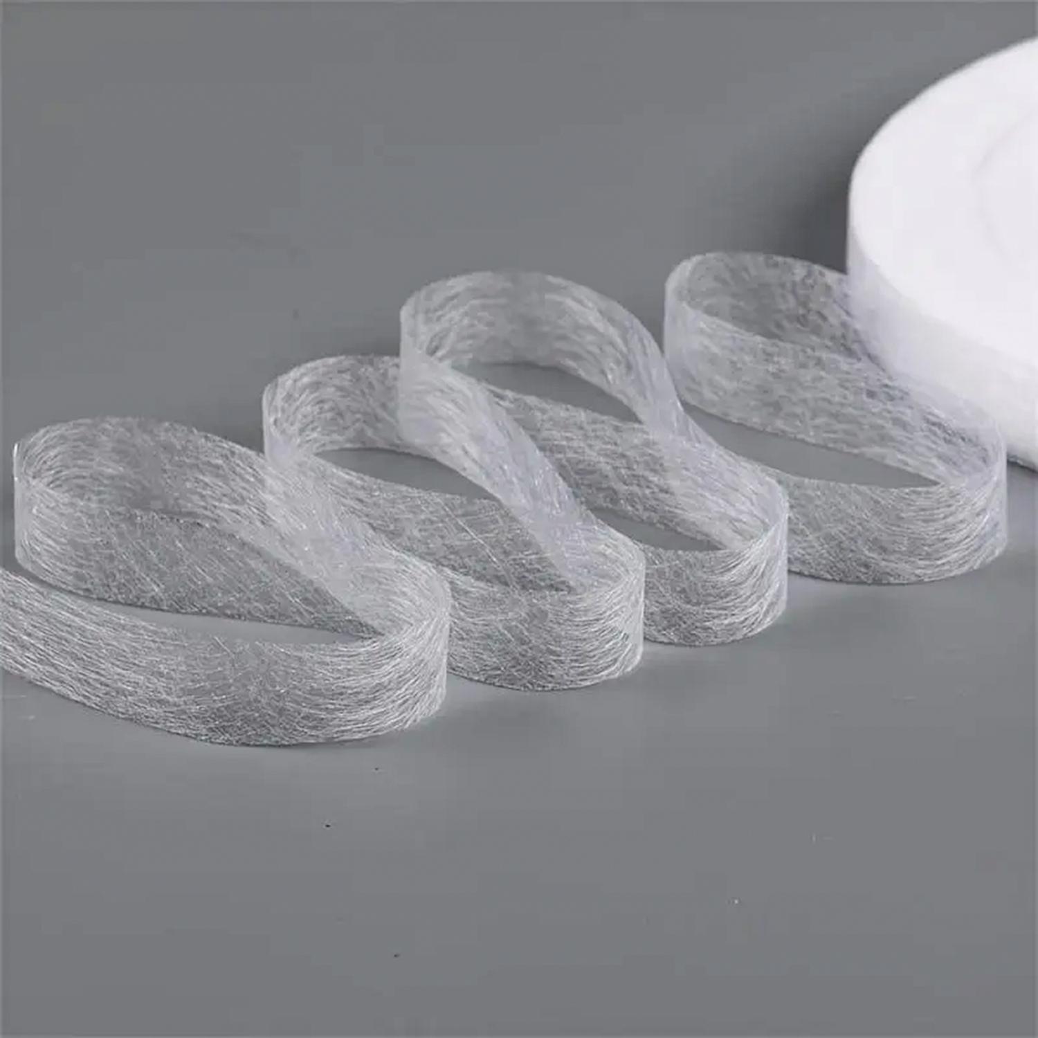 Double-Sided Iron-On Hemming Fabric Tape, DIY Clothes Alteration Tape, Strong Adhesive Heat Bonding Tape for Clothing Alterations Pants Jeans Skirts