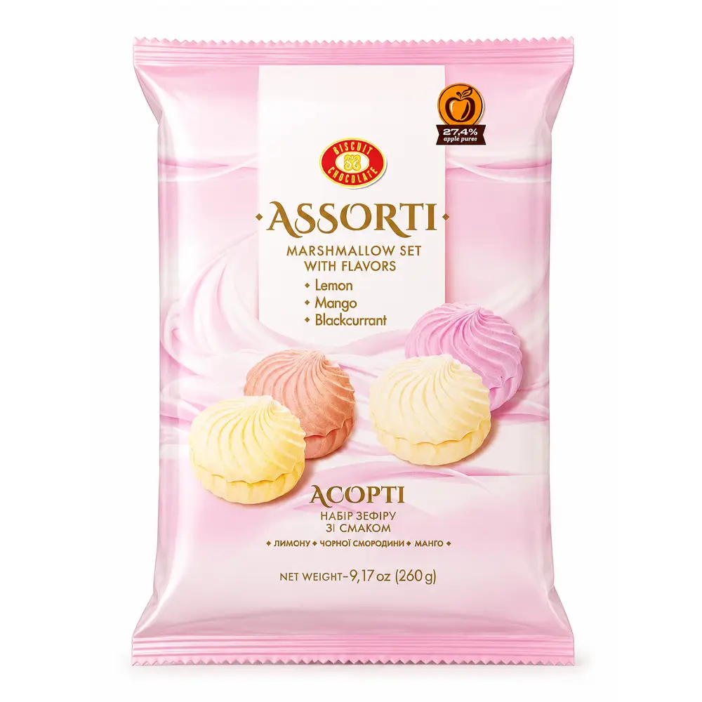 Marshmallow Assorted – 9.17 oz (260gr)