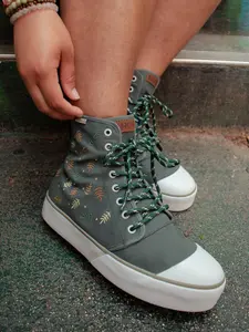 Forest Fern Platform High Top