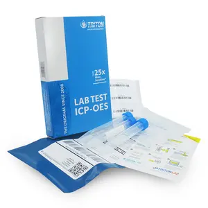 Triton Labs ICP-OES Water Test Kit with Prepaid Labels