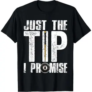 Funny Billiards Pool Cue Shirt Billiard Players Gift T-Shirt Golf Gift T-Shirt For Men And Women