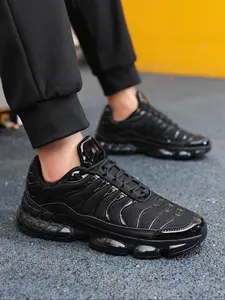 Men's Fashionable Plain Color Low Top Sneakers, Casual Comfortable Breathable Sports Running Shoes, Male All-match Round Toe Shoes for Daily Wear, Athletic Shoes, Jogging Shoes