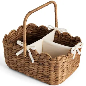 Best Choice Products Diaper Caddy Organizer for Baby, Large Portable Nursery Organizer w/ Divider & Handles