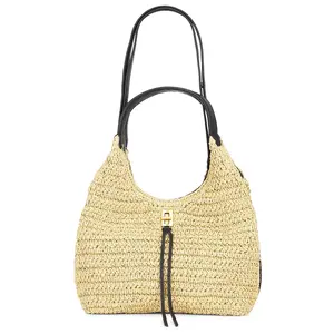 Rebecca Minkoff Darren Carrysome Satchel Bag in Natural & Black