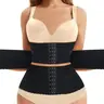Women's Solid 3-sectional Hook & Eye Waist Trainer, High Stretch Tummy Control Corset for Daily Wear Casual, Women Shapewear Clothes Halloween dailydrip comfyessentials midsize tiktokshopbacktoschool