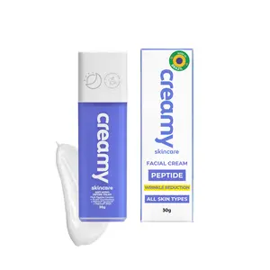 CREAMY Peptide Cream - Anti-Aging Firming Moisturizer - Wrinkle Reducer Skin Repair Moisture