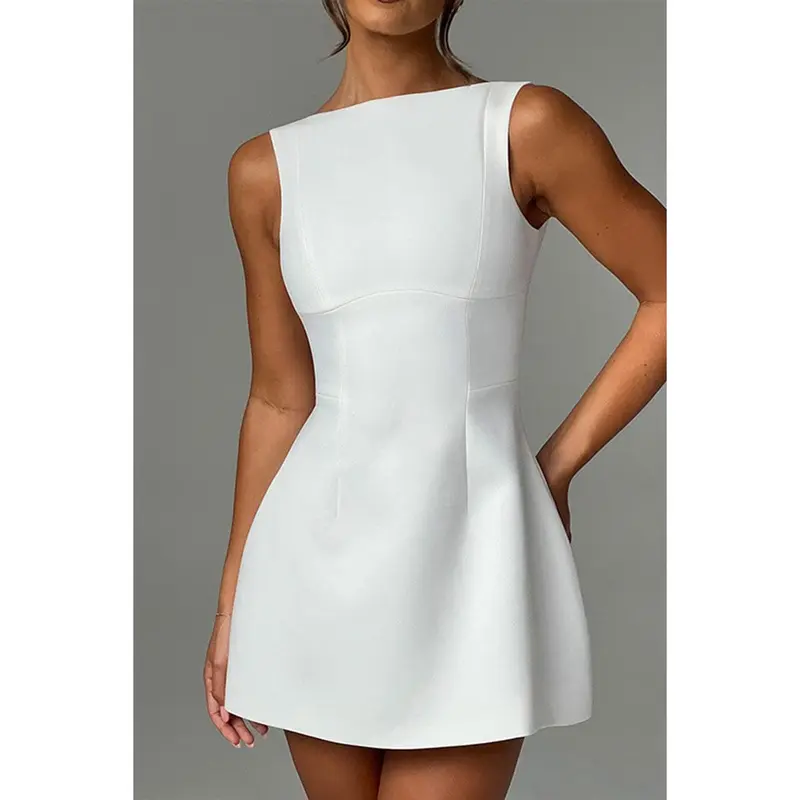 knee length dresses for ladies Lukea Sleeveless Mini Dress Black main image 1