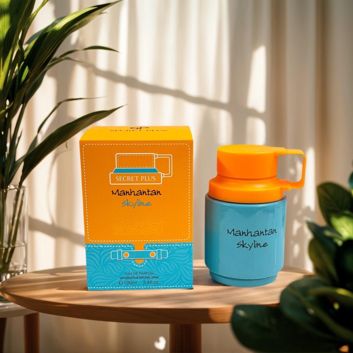 Secret Plus Manhattan Skyline 3.4 oz Men's Perfume Long-Lasting Fragrance Medium Concentration Ideal for Travel & Festive Gifts