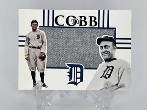 Ty Cobb Vintage-Inspired Patch Card – Limited Edition