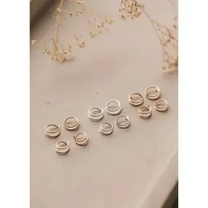 Hello Adorn Tiny Twist Earrings - Non Returnable