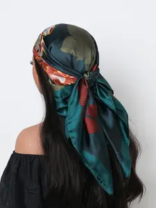 Women's Floral Print Scarf, Fashionable Hair Accessories for Daily Wear, Casual Versatile Scarf for Women & Girls