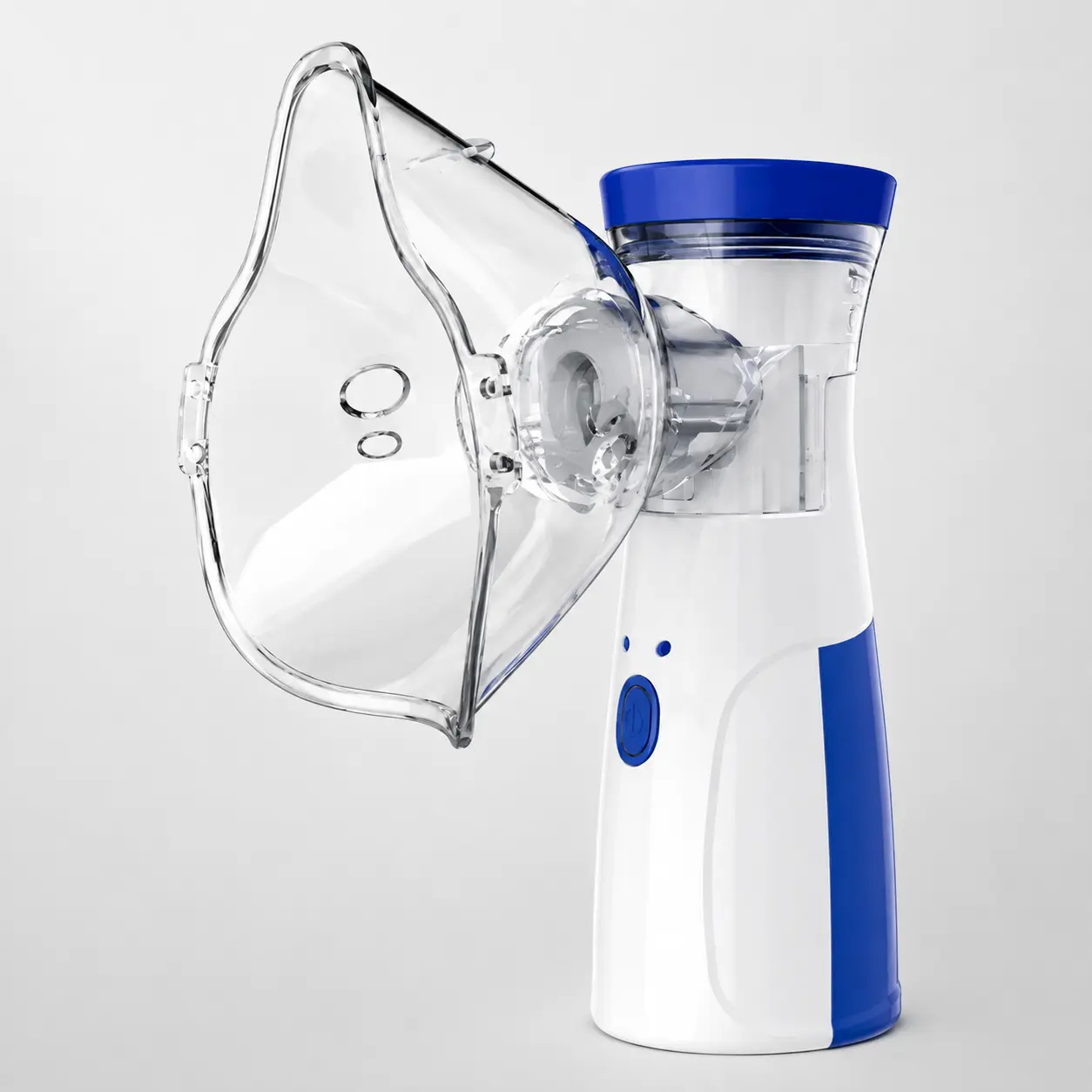 Ultrasonic Portable Nebulizer - Handheld Mesh Mist Atomizer, USB Rechargeable Battery Powered Compact Device with Accessories, Quiet Operation for Home & Travel (For Adults, Children, All Seasons)