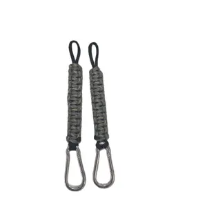 Headrest Paracord Clips with Durable Metal Carabiners for Secure Attachment and Versatile Use