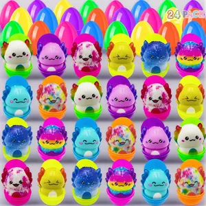 Hosting Easter this year? Save your sanity with these prefilled eggs! 🐰 🧺   24 pack of squishy toy eggs = egg hunt ready in 2 minutes flat.