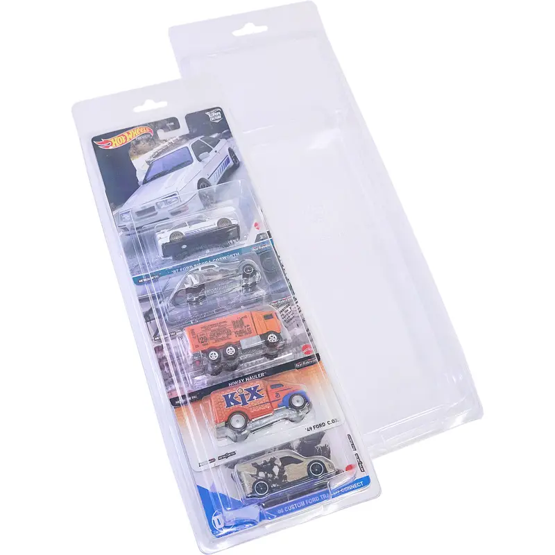 25 - Hot Wheels Plastic Car Cases - Small Blister Boxes (Brand new