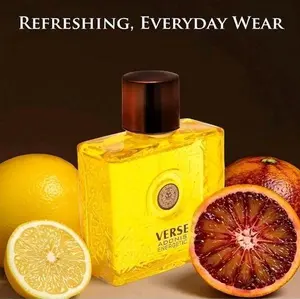 VERSE Adonis Energetic for Men - Long Lasting Fresh Fragrance Bold & Invigorating Scent Perfect for Day & Night Wear Energizing Powerful Aroma 3.4 Fl Oz 100ml Eau de Parfum Bottle Spray