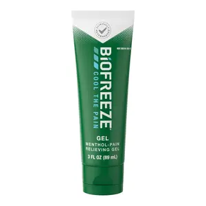 Biofreeze Pain Relief Gel, Arthritis Pain Reliver, Knee & Lower Back Pain Relief, Sore Muscle Relief, Neck Pain Relief, Pharmacist Recommended, FSA Eligible, 3 FL OZ Biofreeze Menthol Gel