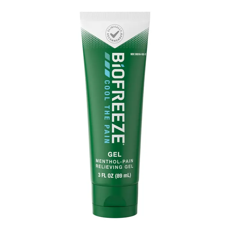 Biofreeze Pain Relief Gel, Arthritis Pain Reliver, Knee & Lower Back Pain Relief, Sore Muscle Relief, Neck Pain Relief, Pharmacist Recommended, FSA Eligible, 3 FL OZ Biofreeze Menthol Gel