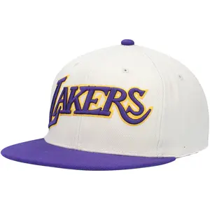 Mitchell & Ness Off Wt/Pl NBA Los Angeles Lakers Natural XL HWC Snapback