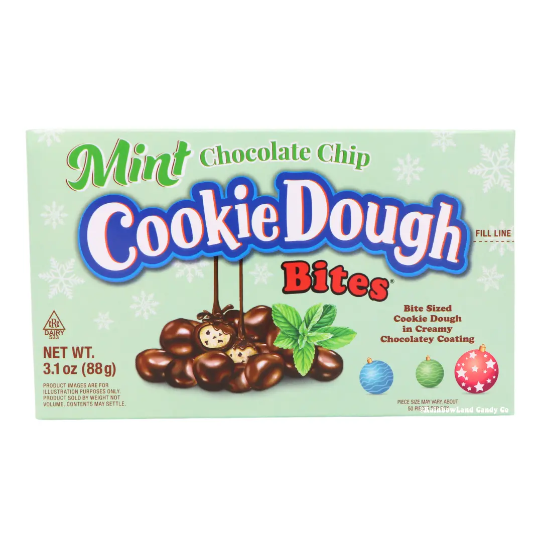 Mint Chocolate Chip Cookie Dough Bites | Theater Box 3.1 oz