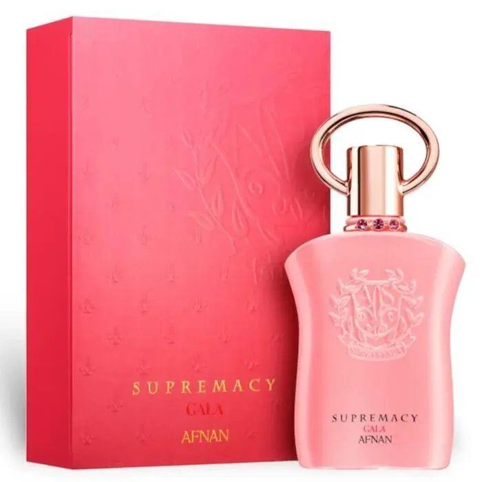 Afnan Supremacy Gala Women's Fragrance EDP Intense Spray - 100ML (3.4 fl oz) Luxurious Fruity Floral Scent with Gardenia, Honeysuckle Accents, Vanilla Base & Feminine Energy, 3 To 3.9 Fl Oz, Warm Vanilla Base, Signature Scent, Citrus Rose Vanilla