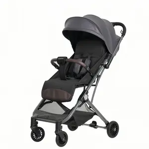 Baobaohao Y3 – Breathable Backrest Baby Stroller, One-Hand Quick Fold, Portable for Air Travel, Four Wheels with Shock Absorption for Comfortable Outings