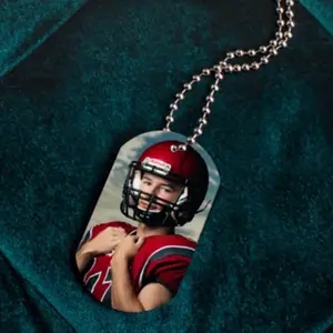 Personalized Picture Tags Necklace - Customizable Photo Necklace sublimation