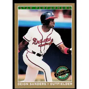 Deion Sanders 1993 O-Pee-Chee Premier Star Performers #10 Atlanta Braves