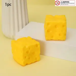 Creative Fluid Block Cheese Squeeze Toy, Decompression Squeeze, Slow Rebound Stress Relief Toy, Unisex Adult Kids Gift, Friends Present, Relaxing Fun Game, Stress Relief Tool