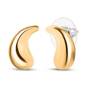 Rain Drop Earrings in 18K Yellow Gold Plated Bronze Christmas Gifts