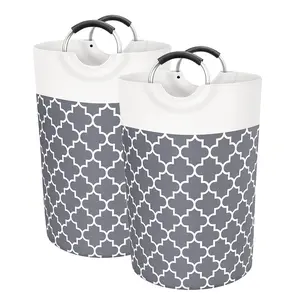 CozyRepublic|2-Pack 82L Foldable Storage Baskets – Giant Laundry Hamper, Toy Organizer & Leaf Collector!  Perfect for Christmas Gifts & Home Decor  #SpaceSaver #FoldableStorage #LaundryBasket #ToySto