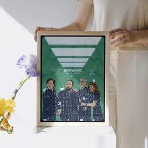 Severance Poster, Severance Tv Series Poster, Movie Poster, Midcentury Art, Minimalist Art, Retro Poster, Vintage Poster, Home Decor