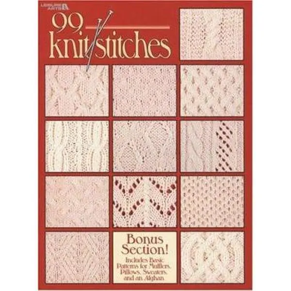 USED Book - 99 Knit Stitches (Leisure Arts #2973) by Leisure Arts (Paperback) - english