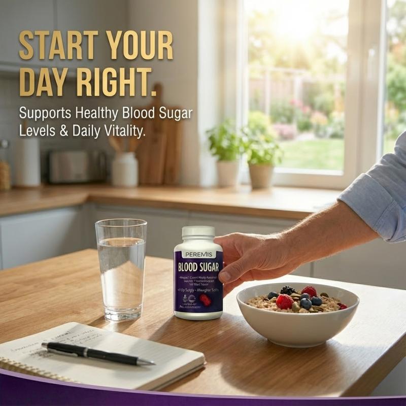 Peremis Support Gummies 60 Day Supply 470mg Per Serving Vegan Non-GMO Gluten-Free Supports Wellness Immune Function Plant-Powered